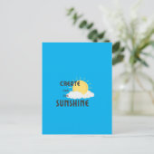 Ansichtkaarten Creëer Je Eigen Zonneschijn Briefkaart (Staand voorkant)