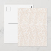 Ansichtkaarten | Elegante bloemrijke lijnkunst Min Briefkaart (Voorkant / Achterkant)