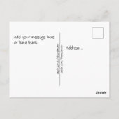 Ansichtkaarten - Haas Vandaag Weg Morgen! Briefkaart (Achterkant)