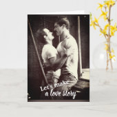 Ansichtkaarten van Liefde Kaart (Gele Bloem)