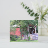 Ansichtkaarten van overdekte bruggen briefkaart (Staand voorkant)