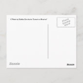 ANSICHTKAARTEN - ZONSONDERGANG BIJ RIVERTON BRIEFKAART (Achterkant)