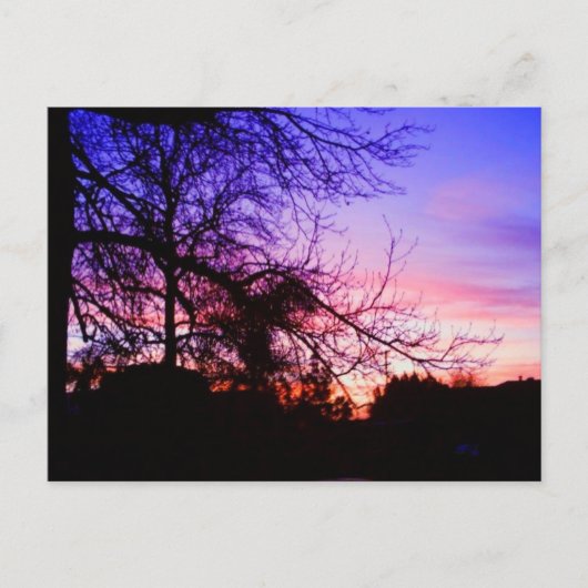 ANSICHTKAARTEN - ZONSONDERGANG BIJ RIVERTON BRIEFKAART (Voorkant)