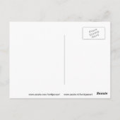 ansichtroog "Music"-ontwerp Briefkaart (Achterkant)