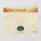 Ansichtskaart 'In alles dank geven' Briefkaart (Achterkant)
