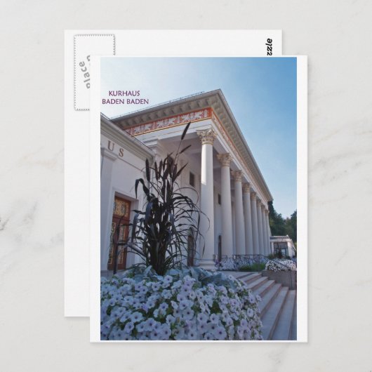 Ansichtskarte Baden-Baden Briefkaart (Voorkant / Achterkant)