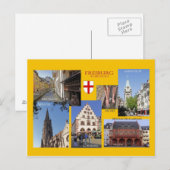 Ansichtskarte Freiburg im Breisgau Briefkaart (Voorkant / Achterkant)