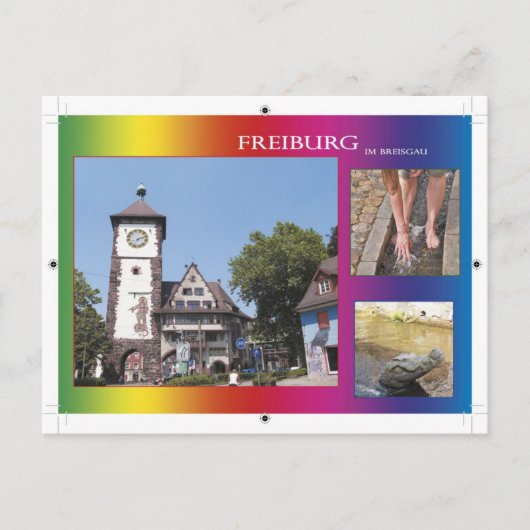 Ansichtskarte Freiburg im Breisgau Briefkaart (Voorkant)