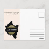 Ansichtskarte "Sonnenuntergänge in Lüdenscheid" Briefkaart (Achterkant)