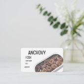 ansjovis in blik visitekaartje (Staand voorkant)