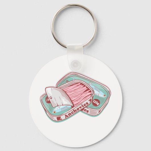 ansjovis in een blik sleutelhanger (Voorkant)