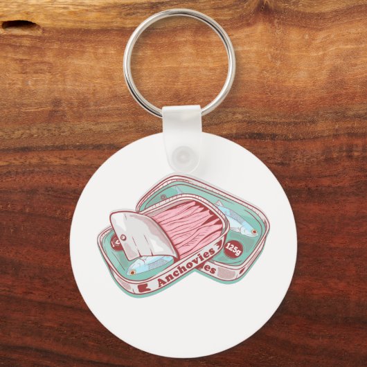ansjovis in een blik sleutelhanger (Voorkant)