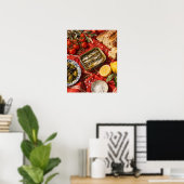Ansjovis Picknicknotities Kunstprint Poster (Thuiskantoor)