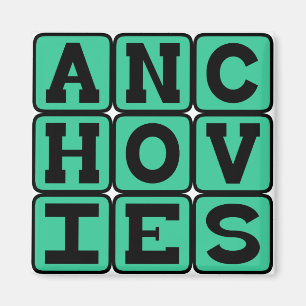 Ansjovis, Pizza Topping Magneet