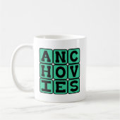 Ansjovis, Pizzatopping Koffiemok (Links)