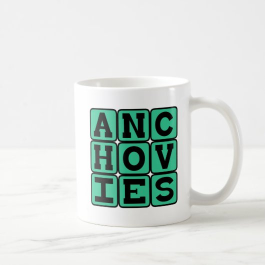 Ansjovis, Pizzatopping Koffiemok (Rechts)