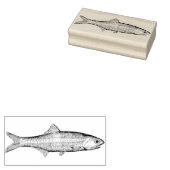  ansjovis Rubber Kunststempel Rubberstempel (Gestempeld)