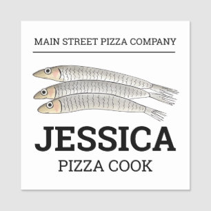 Ansjovis Vis Ansjovis Pizza Topping Pizzeria Naamplaatje