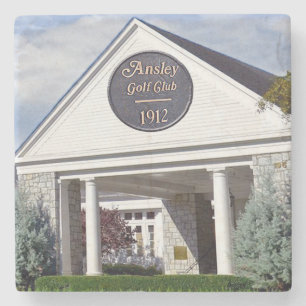 Ansley Golf Club, Atlanta Landmark Marble Onderzet Stenen Onderzetter