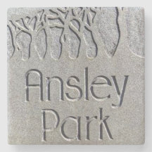 Ansley Park, Atlanta Marble Stone Onderzetter.
