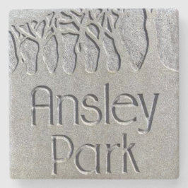 Ansley Park, Atlanta Marble Stone Onderzetter. Stenen Onderzetter