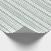 Anson Green Stripe-inpakpapier Cadeaupapier (Hoek)