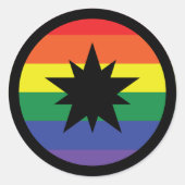 Ansteorra Pride Ronde Sticker (Voorkant)