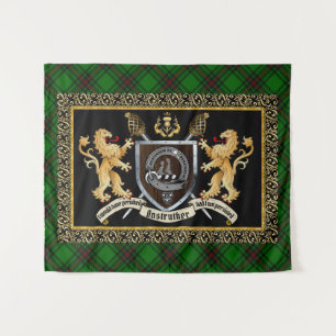 Anstruther Clan Badge & Motto w/Lions Wandkleed