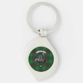 Anstruther Clan Badge Silver Metal Key Ring Sleutelhanger (Voorkant)