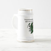 Anstruther Clan Badge Stein Bierpul (Voorkant links)