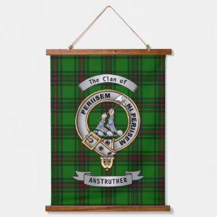 Anstruther Clan Badge & Tartan Hangend Wandkleed