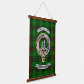 Anstruther Clan Badge & Tartan Hangend Wandkleed (Gebogen)