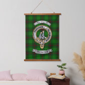 Anstruther Clan Badge & Tartan Hangend Wandkleed (Slaapkamer)