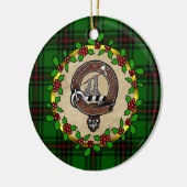 Anstruther Clan Badge & Tartan Persoonlijke mas Keramisch Ornament (Links)
