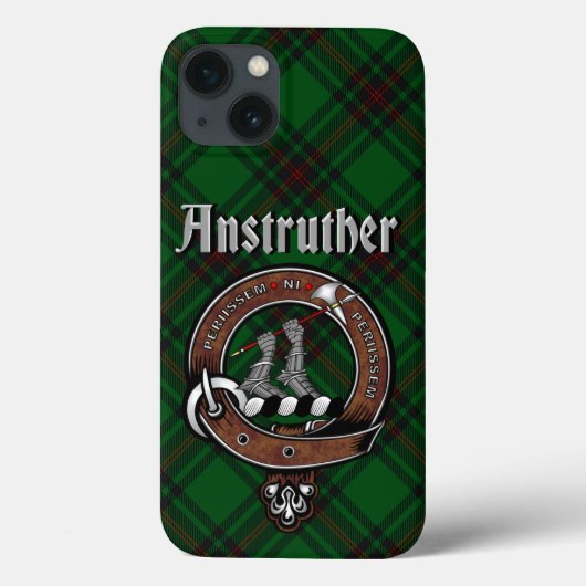 Anstruther Clan Badge &Tartan Telefoon draagtas Case-Mate iPhone Case (Achterkant)