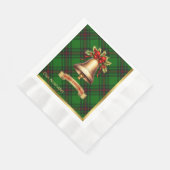Anstruther Gepersonaliseerde Tartan Kerstmis Servet (Hoek)