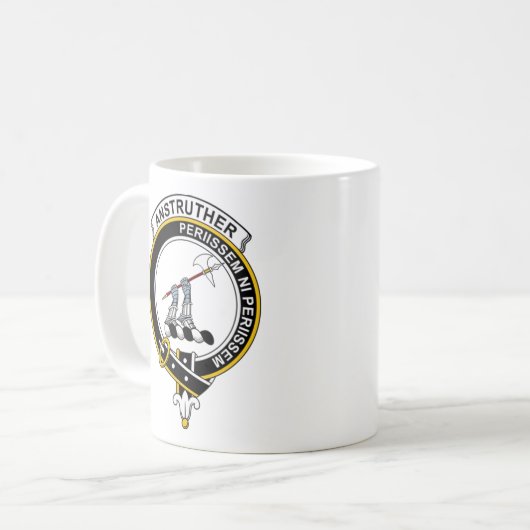 Anstruther Tartan Coffee Mok - grootte 11oz (Voorkant links)