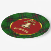 Anstruther Tartan Gepersonaliseerde Kerstmis Papieren Bordje (Gekanteld)