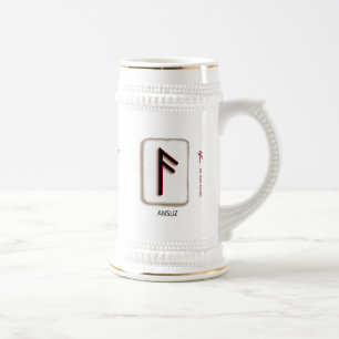 Ansuz Runensteen Stein Bierpul