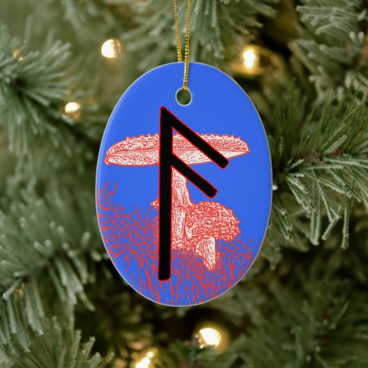 Ansuz Viking Rune Ornament - Inspiratie! (Boom)