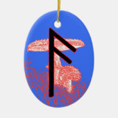 Ansuz Viking Rune Ornament - Inspiratie! (Voorkant)