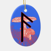 Ansuz Viking Rune Ornament - Inspiratie! (Achterkant)