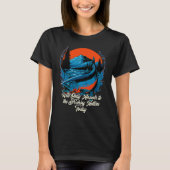 Answer to Fishing Hotline Introvert Humor Antisoc T-shirt (Voorkant)