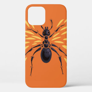 Ant Art Insectenliefhebber Fiery Oranje entomologi iPhone 12 Pro Hoesje