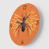 Ant Art Insectenliefhebber Fiery Oranje entomologi Grote Klok (Hoek)