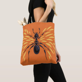 Ant Art Insectenliefhebber Fiery Oranje entomologi Tote Bag