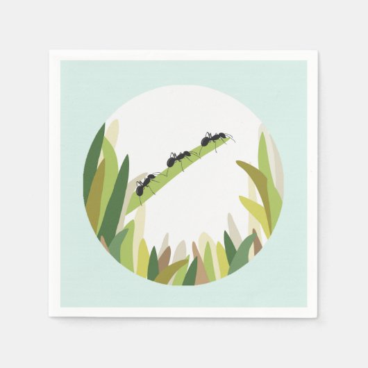 Ant Bug Insecten Papier Servet Outdoor Party (Voorkant)