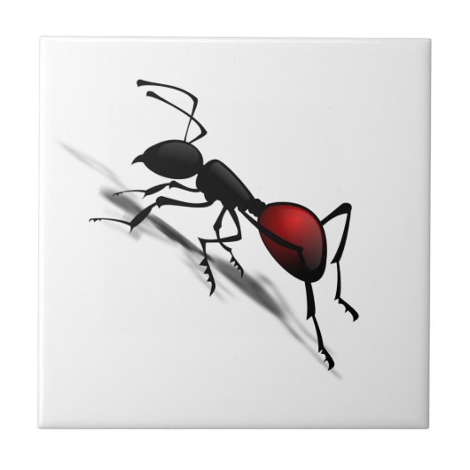 Ant Ceramic Tegel Cadeft Tegeltje (Voorkant)