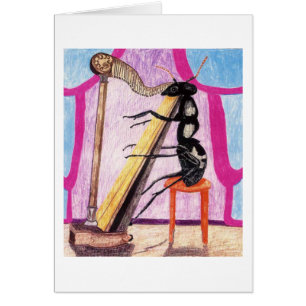 Ant Daphne speelt de Harp