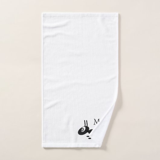 Ant Design Monogrammed Bad Handdoek (Handdoek)